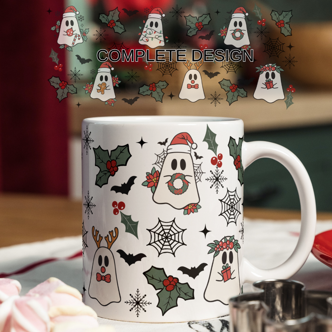 Christmas Ghosties Sublimation Mug