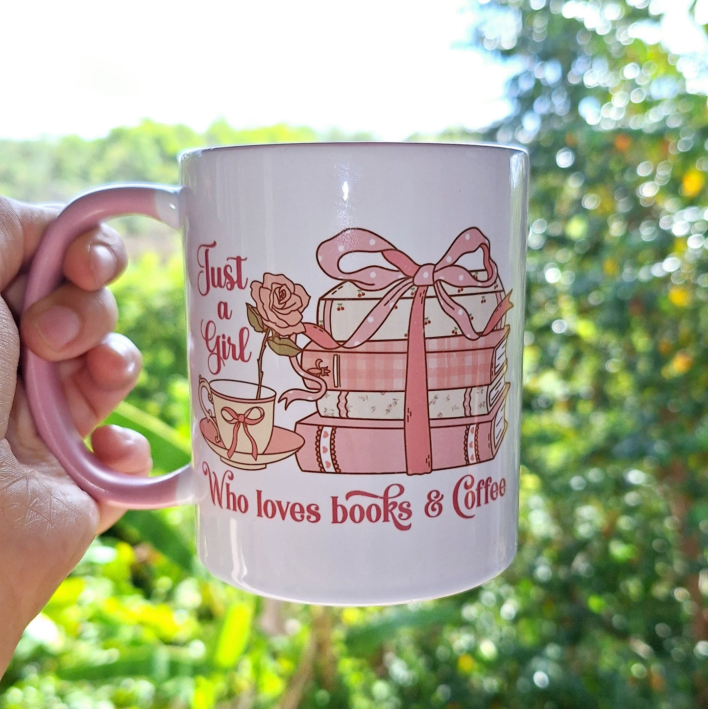 Just a girl who loves books and coffee mug