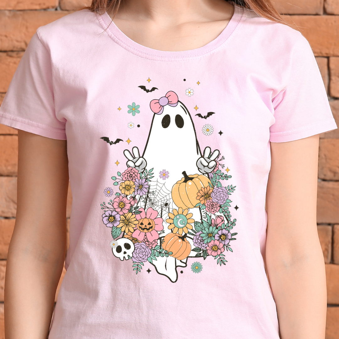 Cute retro ghostie T-shirt