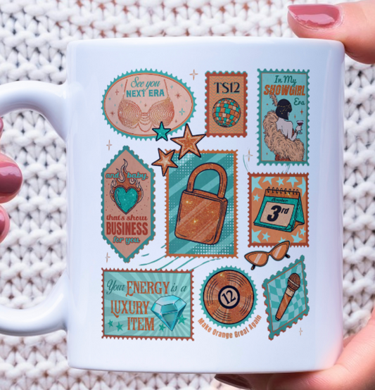 Life of a showgirl stamps 11oz Mug