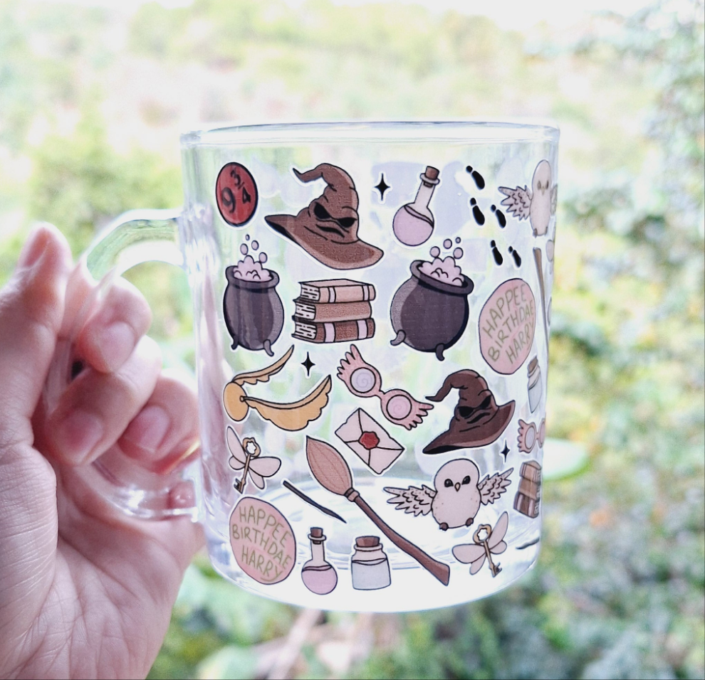 Harry Potter Glass Mug