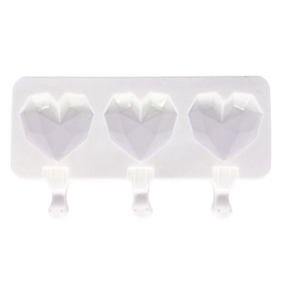 Geo Heart Cakesicle Mold