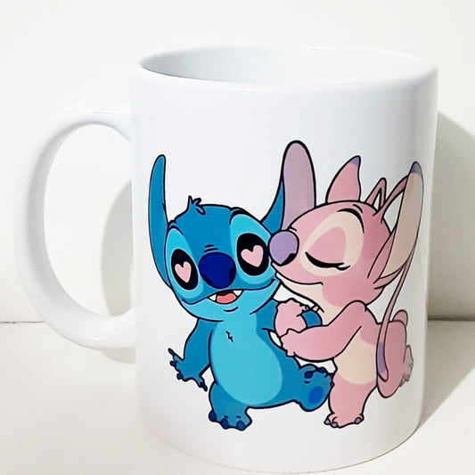 Stitch and Angel Mug