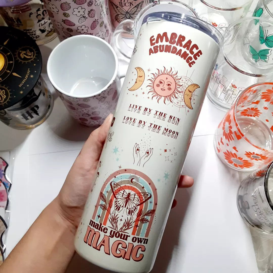 Embrace Abundance 20oz Stainless Steel Tumbler