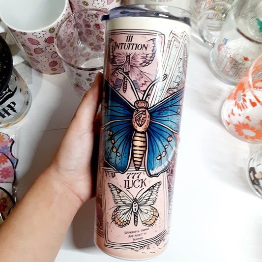 Angel Numbers Tarot Card 20oz Stainless Steel Tumbler