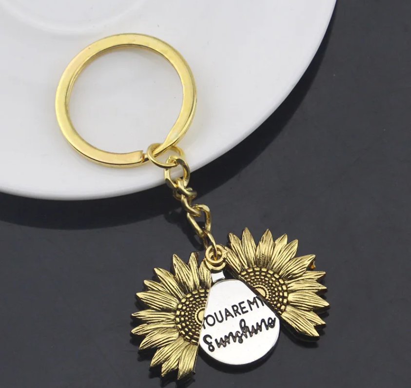Sunflower Keychain