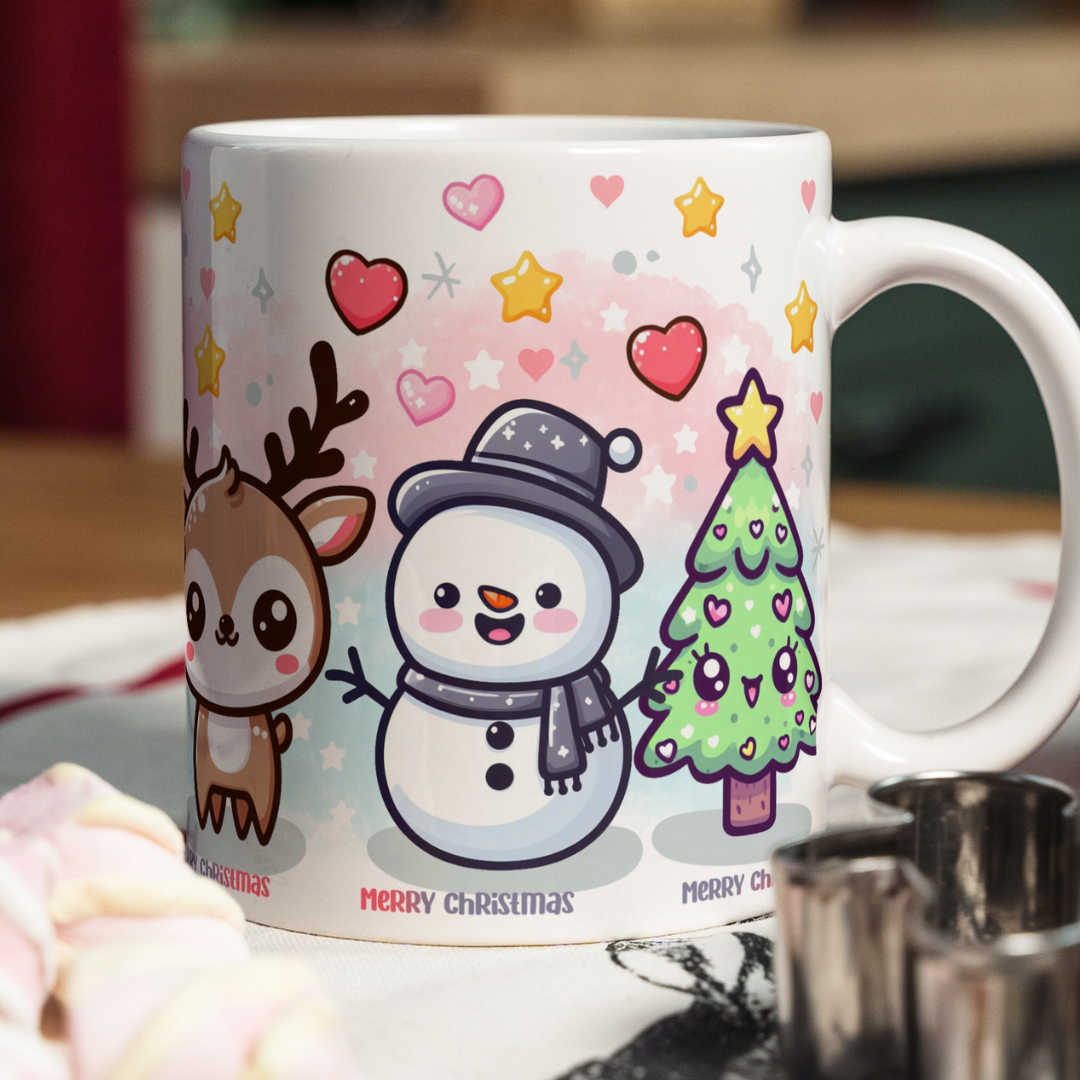 Kawaii Christmas Mug