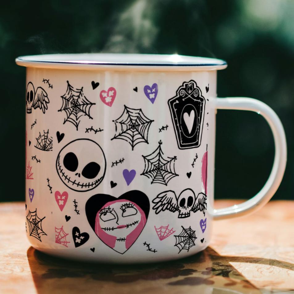 Nightmare Before Christmas Enamel Mug