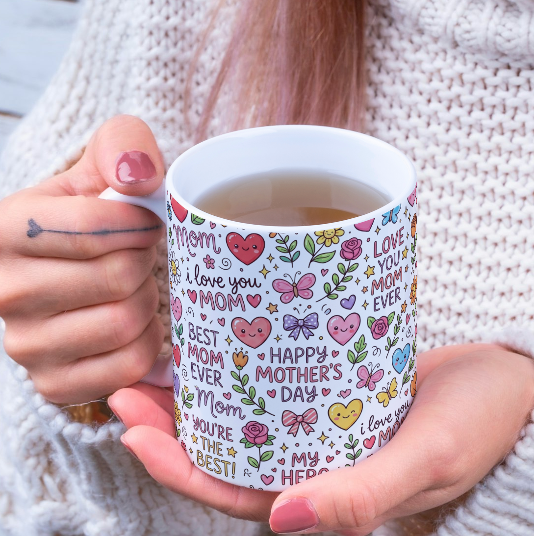 Mothers Day Doodle 11oz Mug