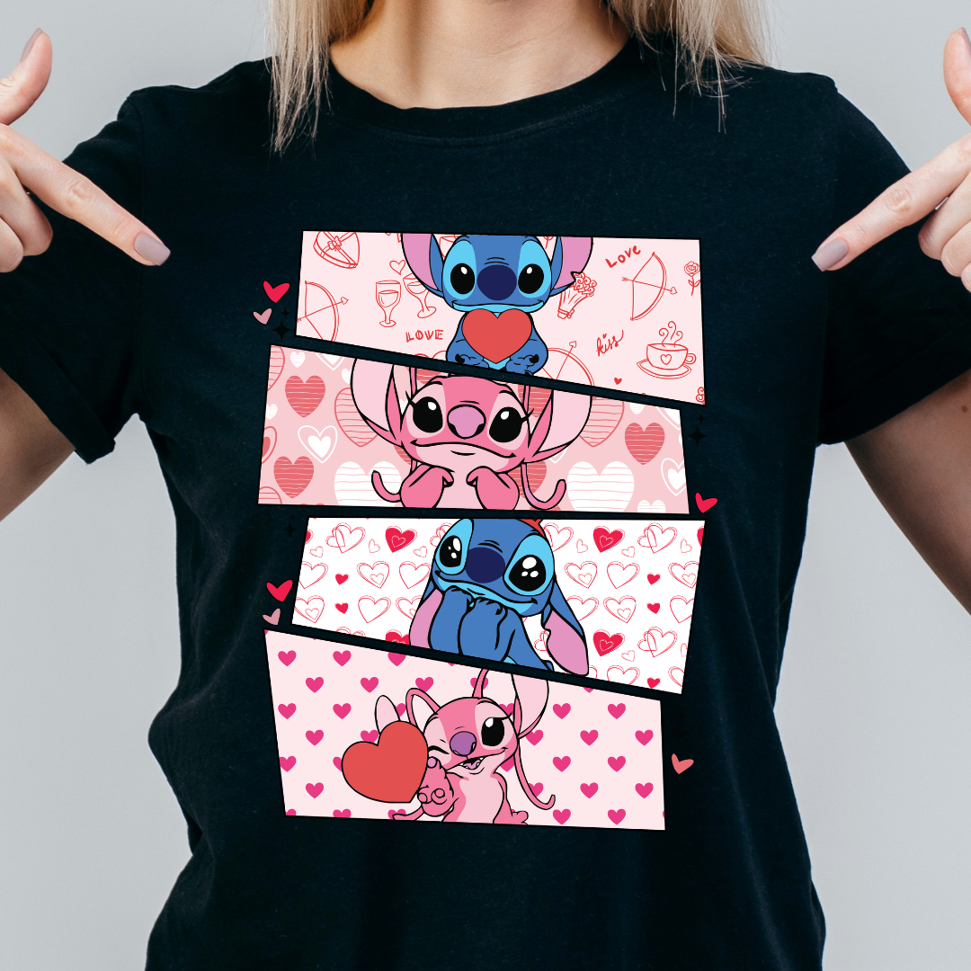 Stitch and Angel Tshirt