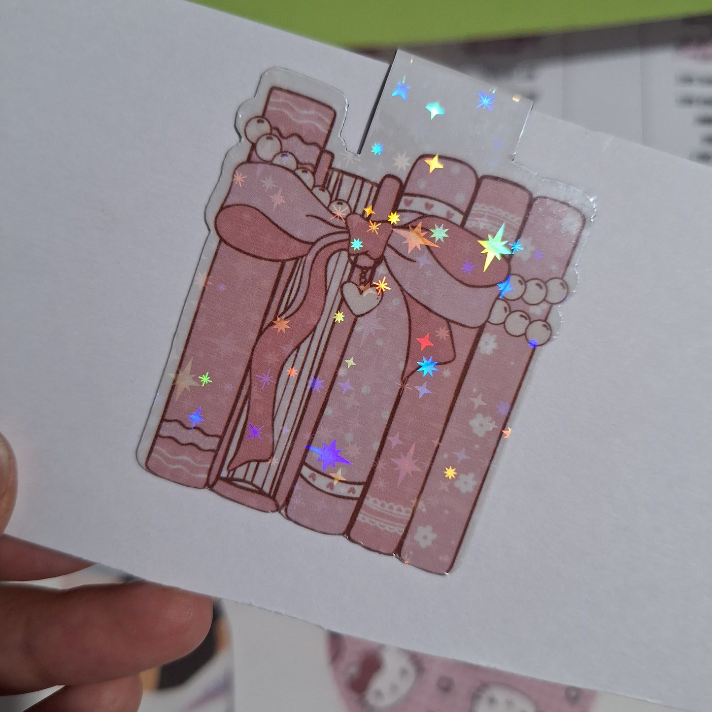 Coquette Bookshelf Magnetic Bookmark