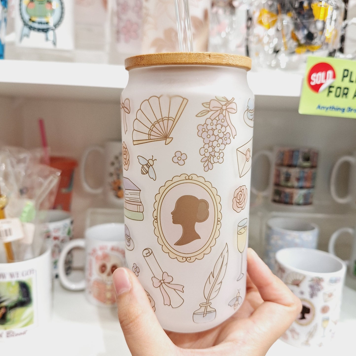 Bridgerton Can Glass