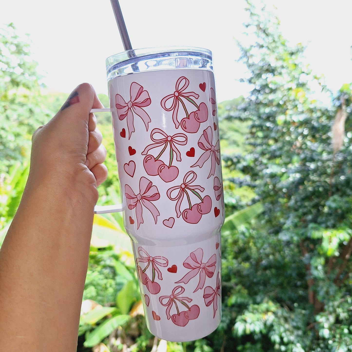 Bows and Cherries 30oz Tumbler