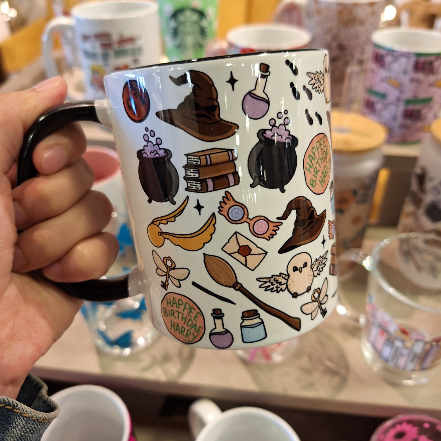 Harry Potter Colored Handle Mug