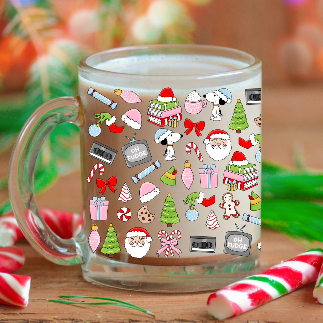 Christmas Glass Mug