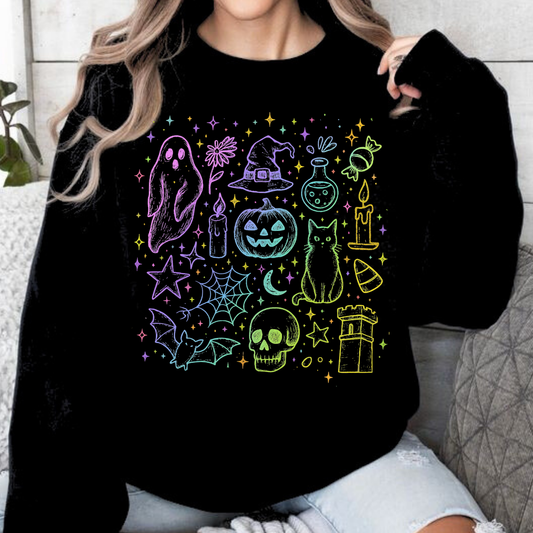 Halloween Neon Sweatshirt