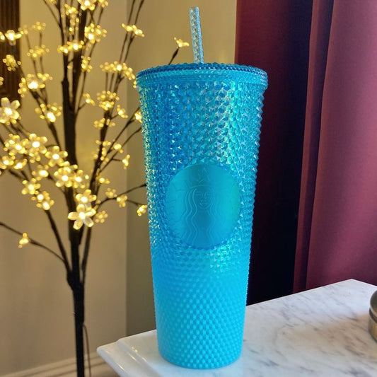 Blue Gradient Starbucks Studded - FLAWED READ DESCRIPTION