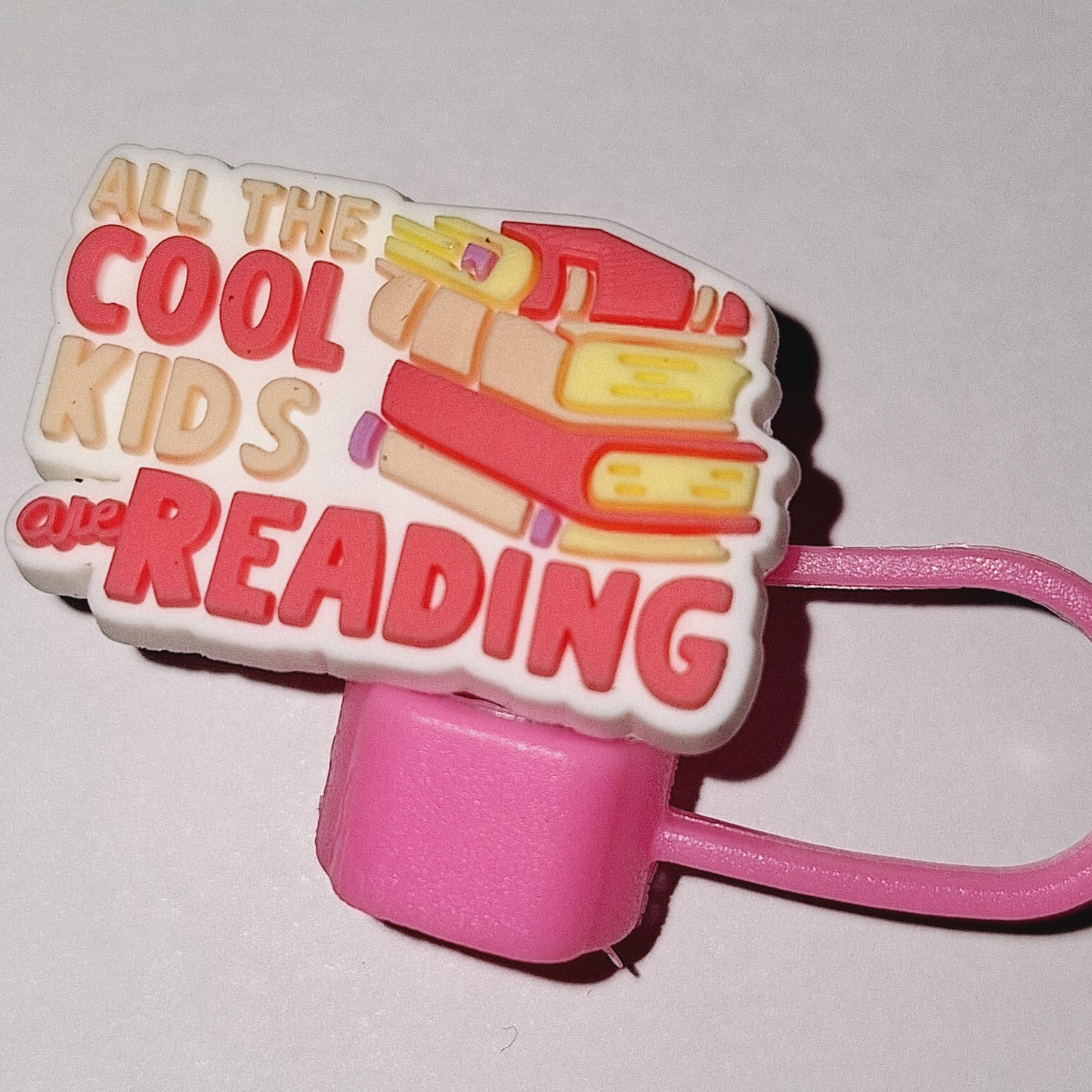 Bookish Stanley Straw Topper