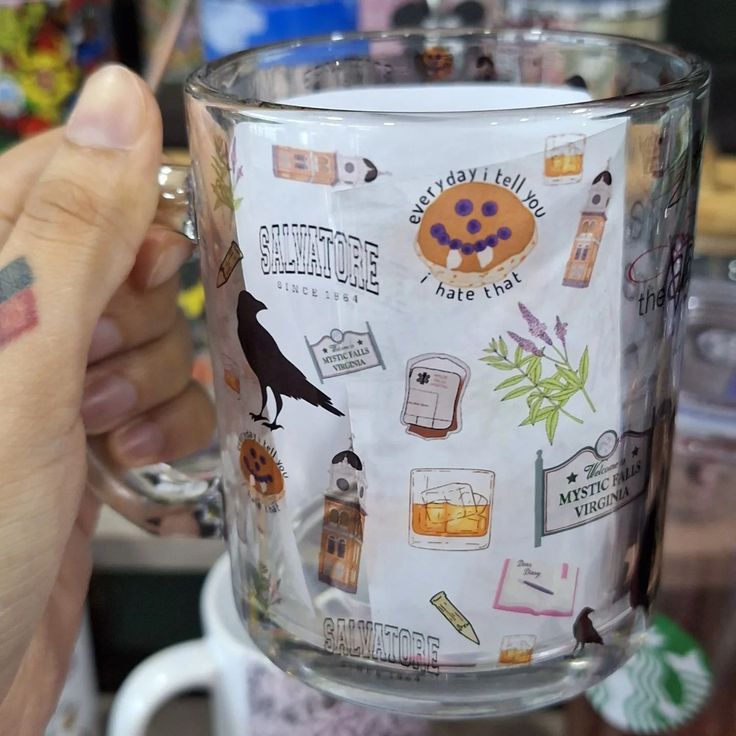 The Vampire Diaries Glass Mug