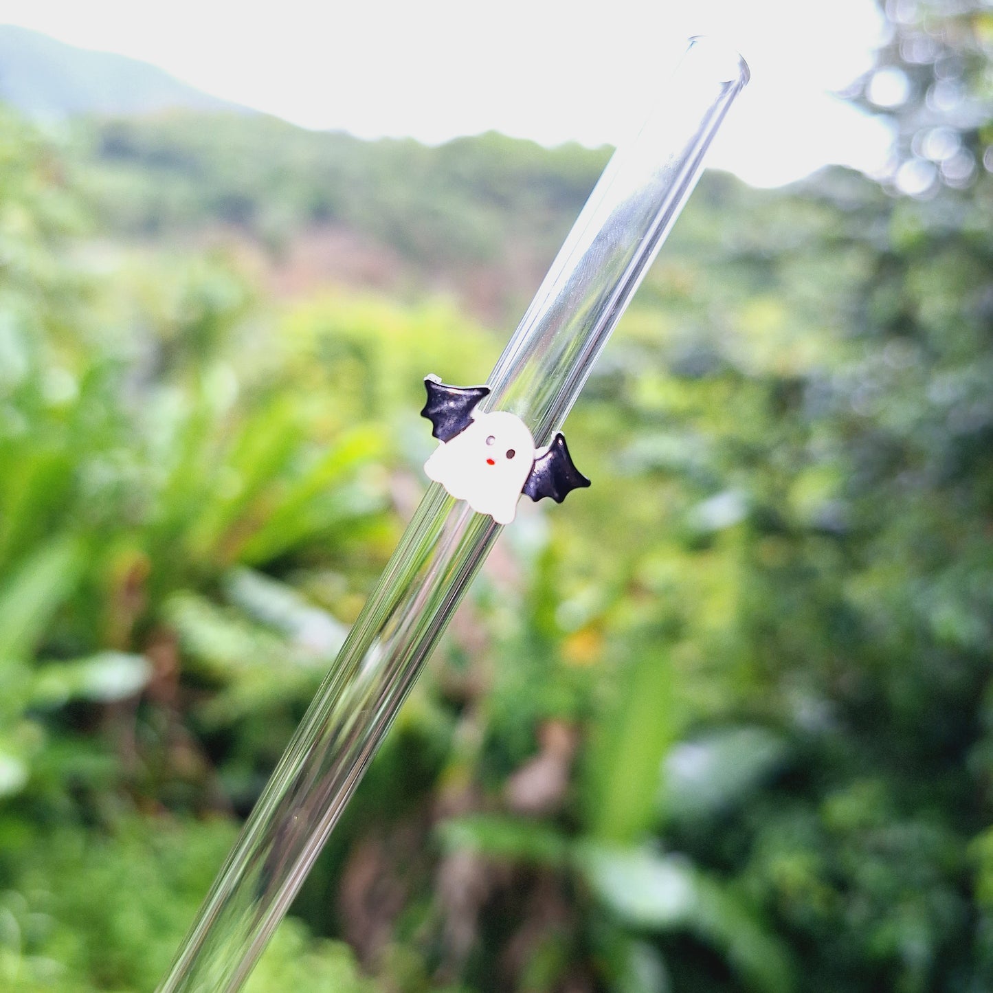 Halloween Glass Straw