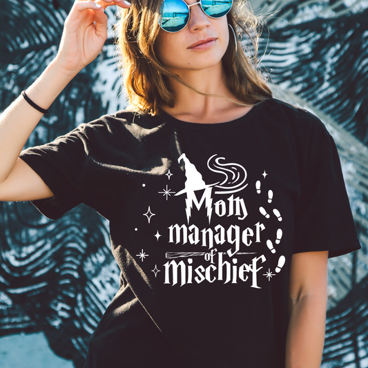 Mom Manager of Mischief T-Shirt