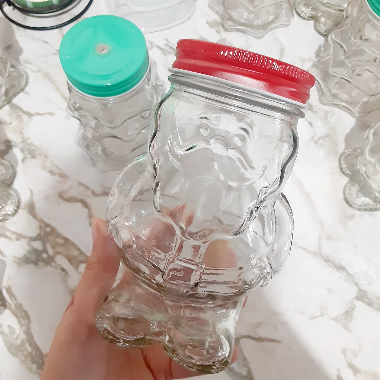 Santa Mason Jar (18oz)