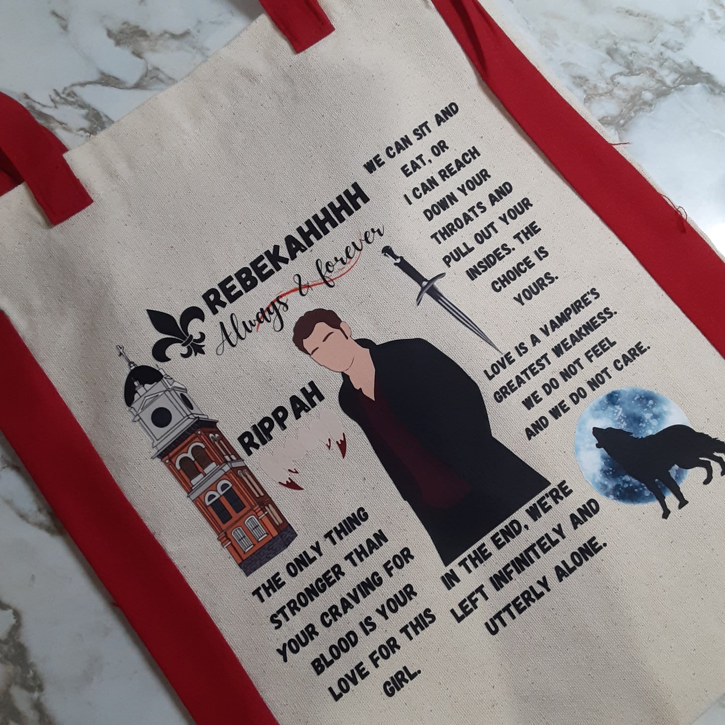 The Vampire Diaries (Klaus) Tote Bag