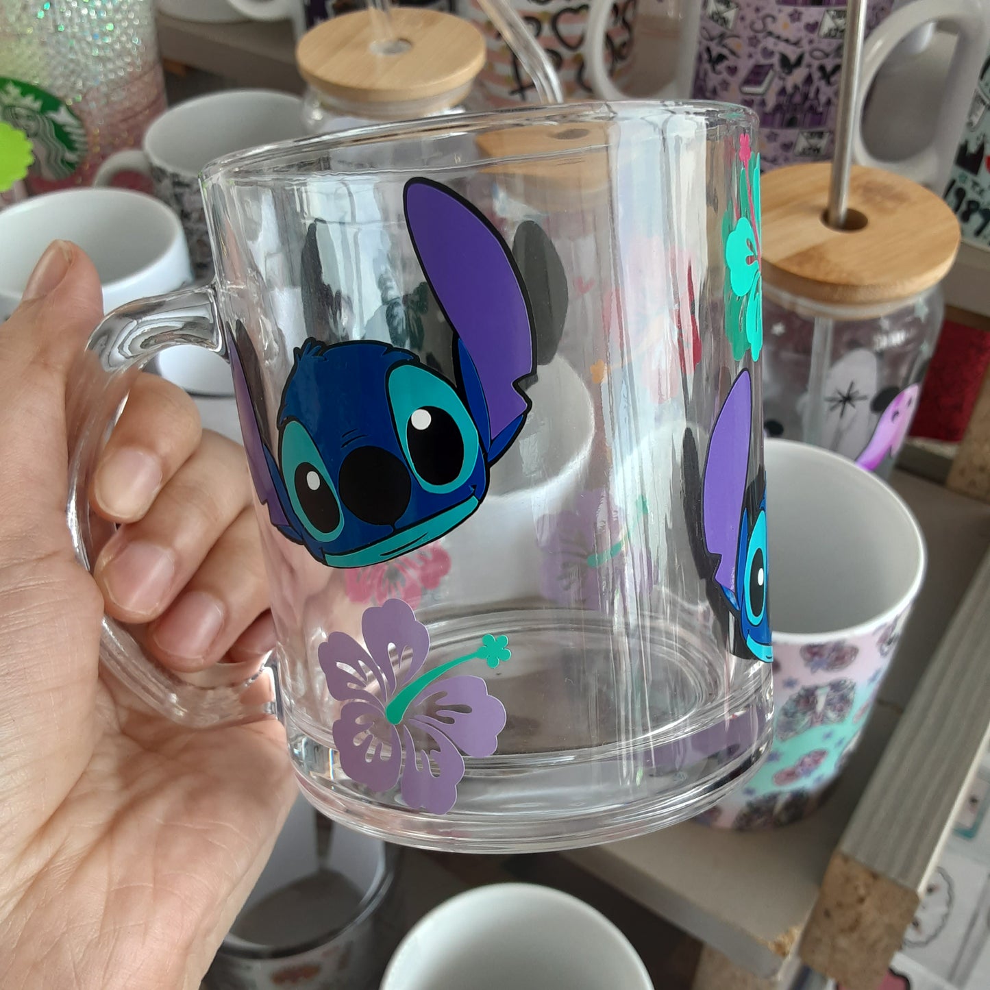 Stitch Glass Mug