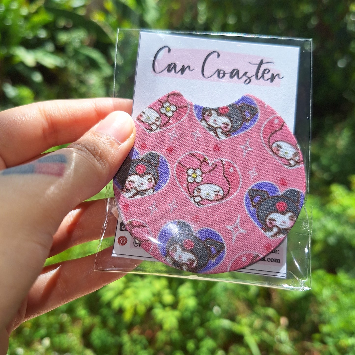 My Melody and Kuromi Car Coaster