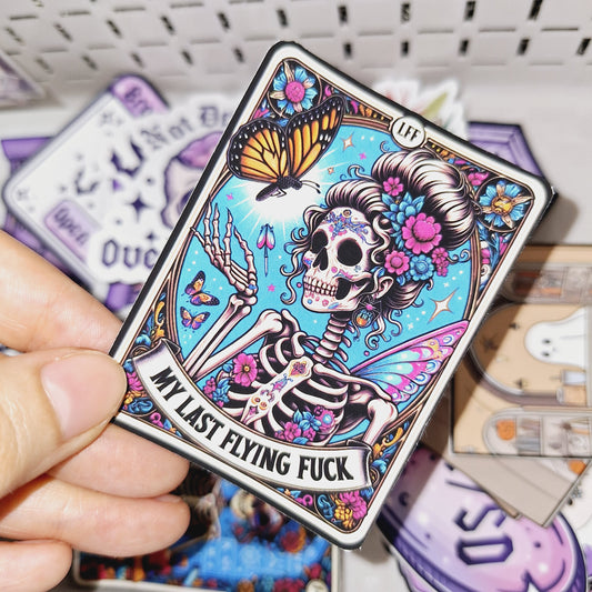 My Last Flying Fuck Tarot Sticker