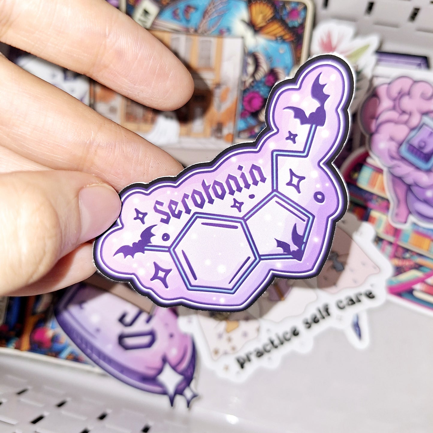 Serotonin Sticker