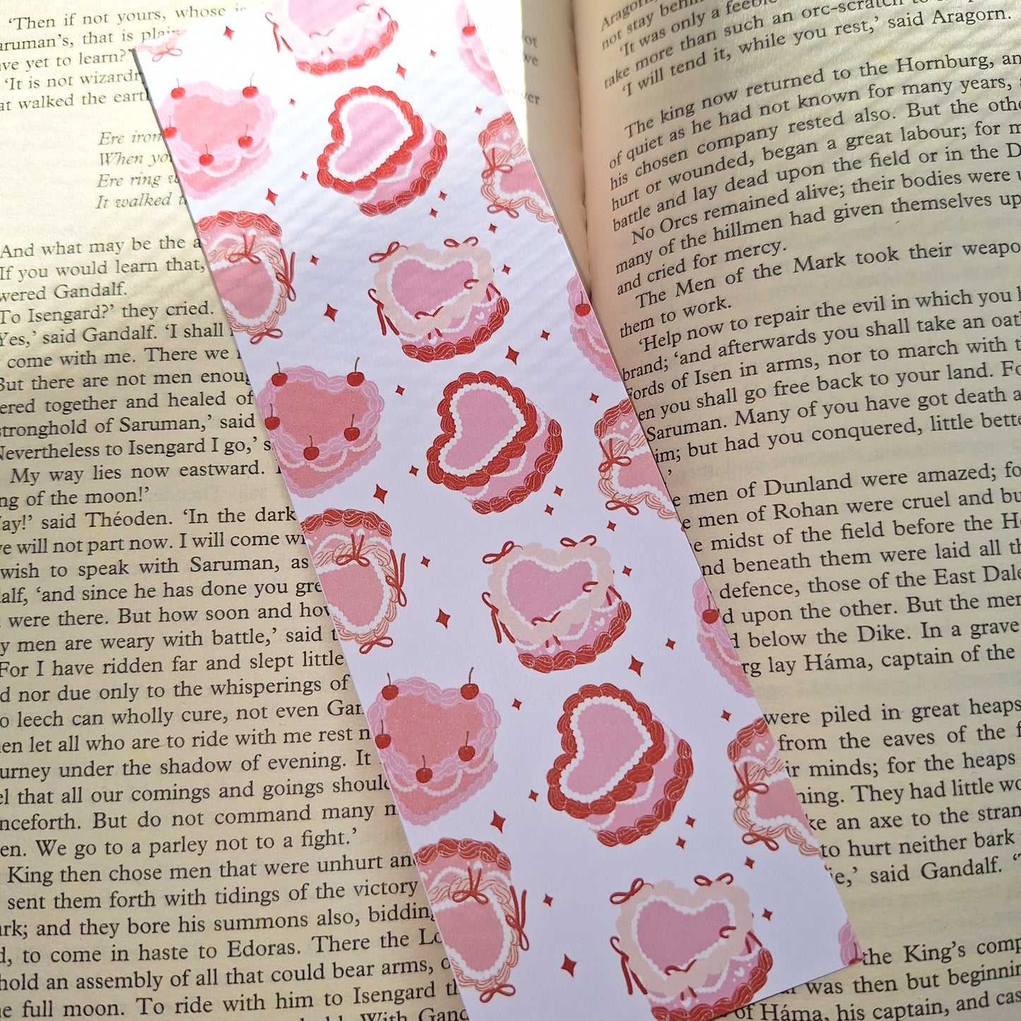 Heart Cakes Bookmark