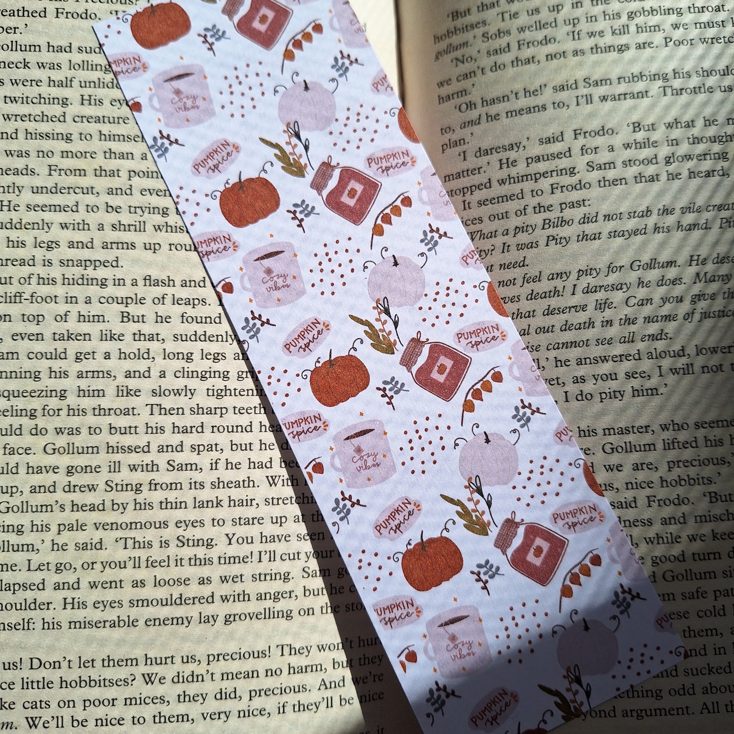 Pumpkin Spice Bookmark