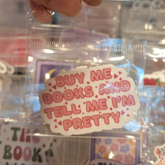 Buy me Books Sticker