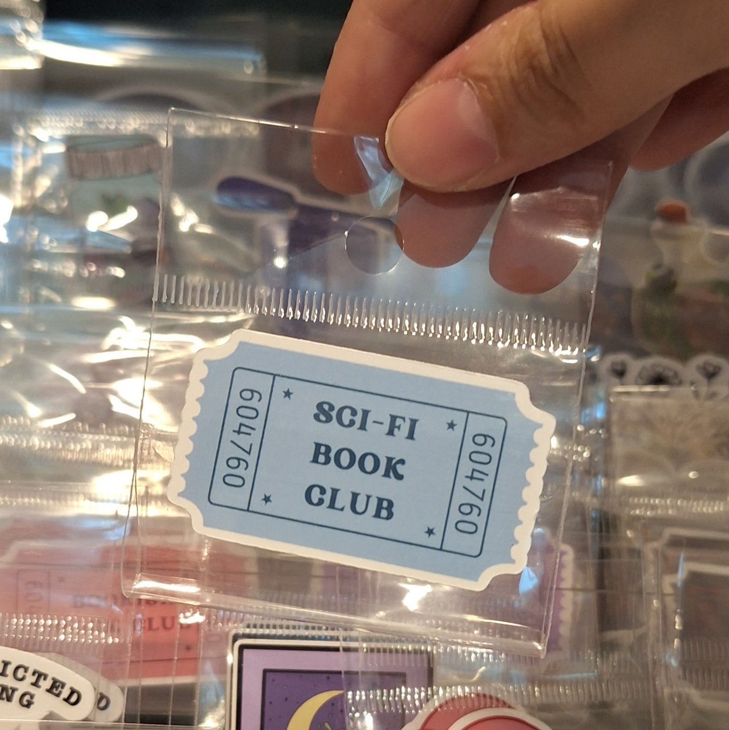 Sci-Fi Book Club Sticker