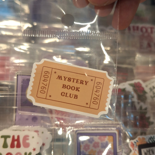 Mystery Book Club Sticker