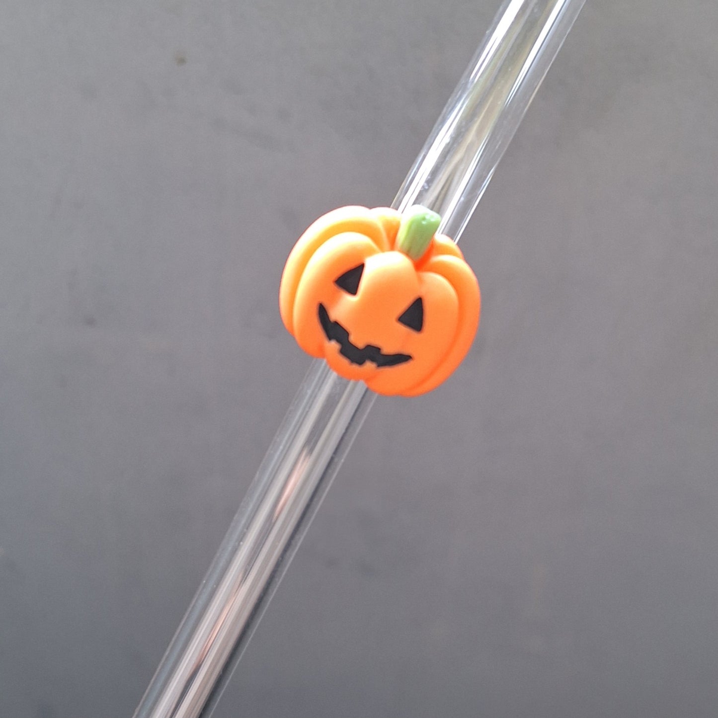 Pumpkin Glass Straw