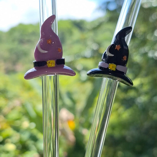 Witch Hat Glass Straw