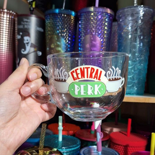 Central Perk Glass Mug