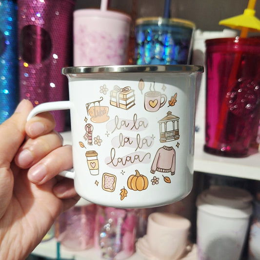 Lala la la laa Enamel Mug
