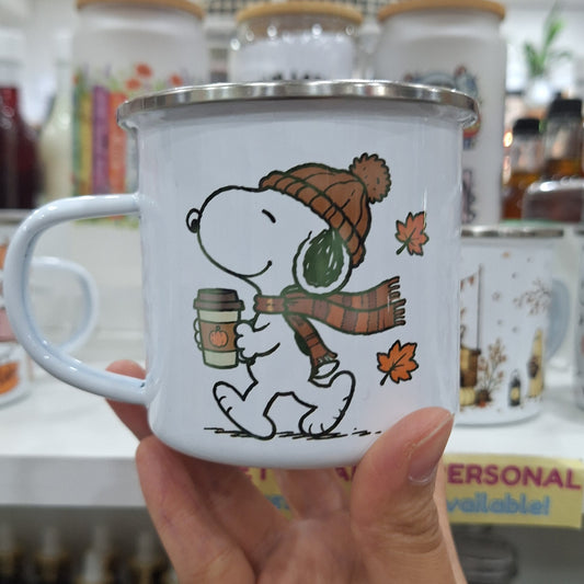 Snoopy Enamel Mug