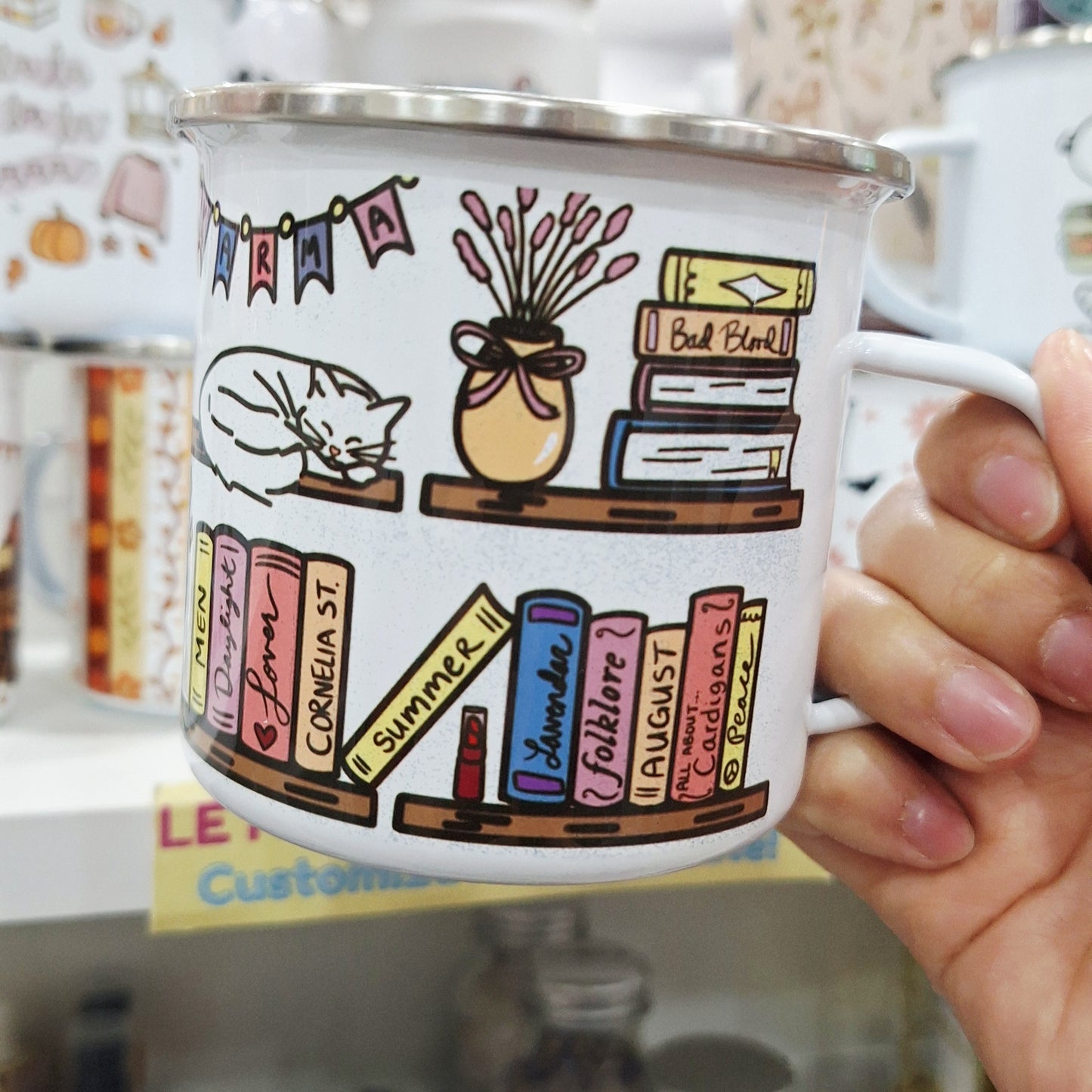 Swiftie Bookish Enamel Mug