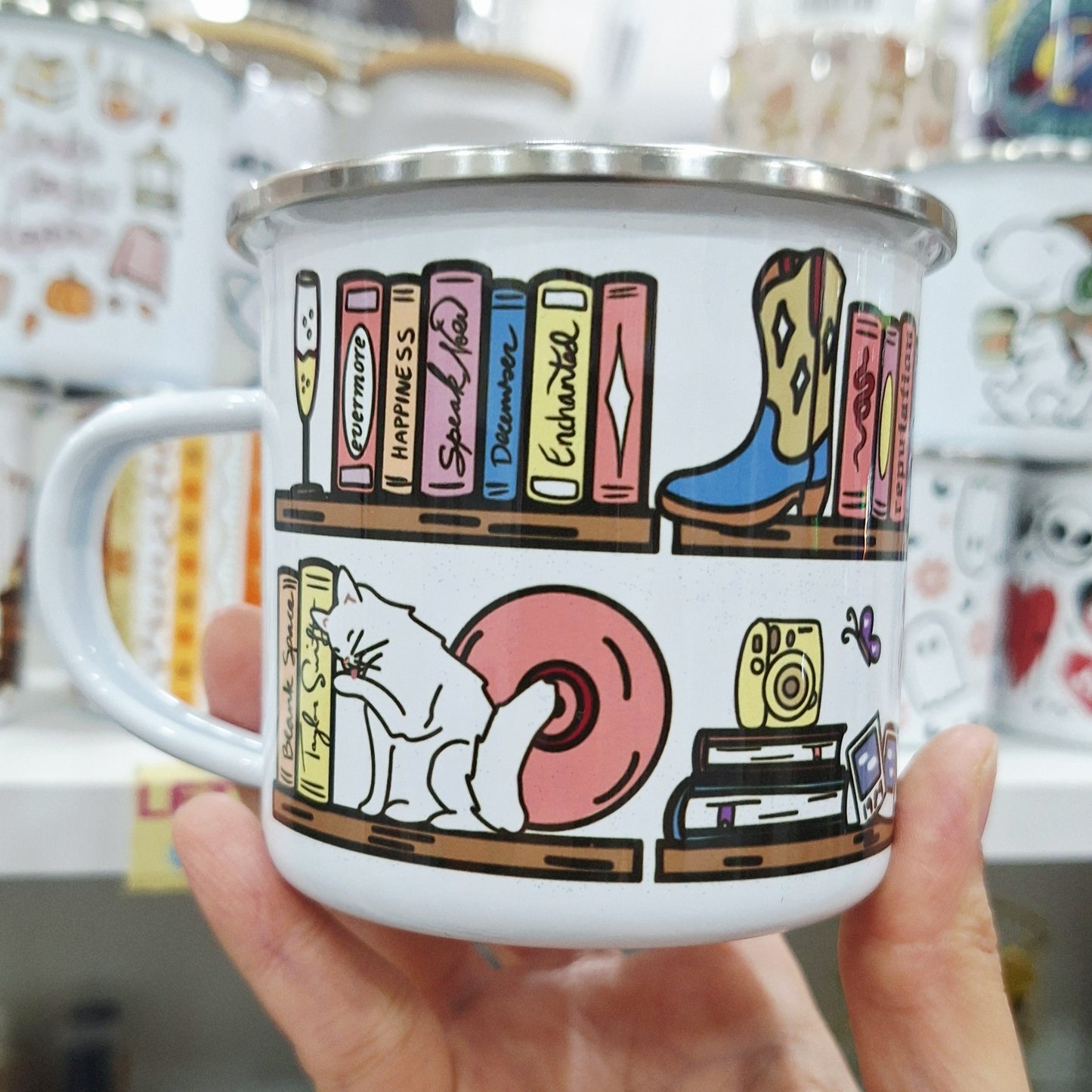 Swiftie Bookish Enamel Mug