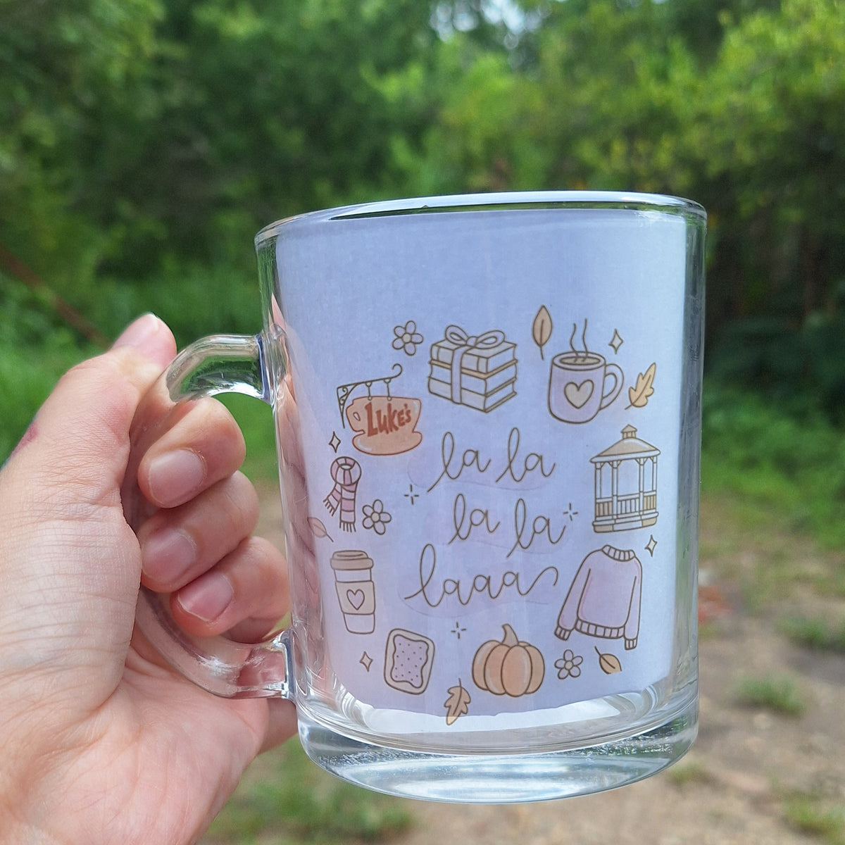 La la la la laa Glass Mug