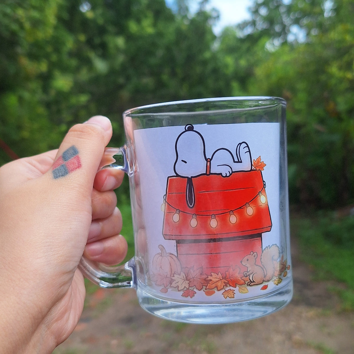 Snoopy Glass Mug