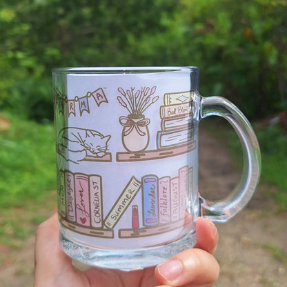 Taylor Bookshelf Glass Mug