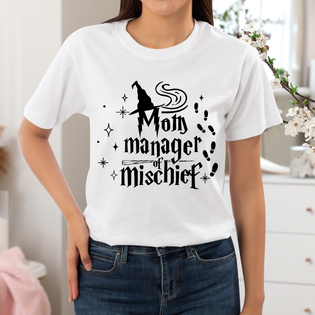 Mom Manager of Mischief T-Shirt