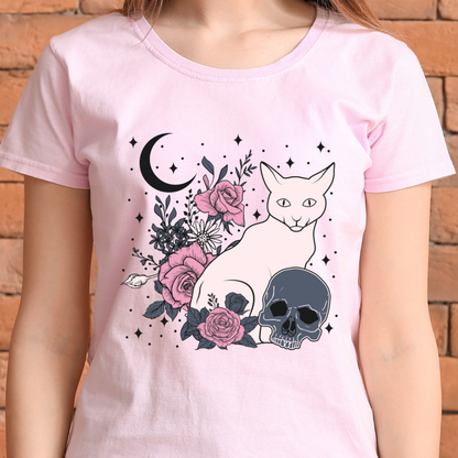 Witchy cat T-shirt