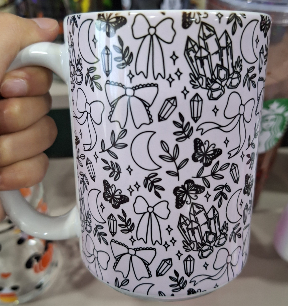 Crystal and Bows 15oz Mug