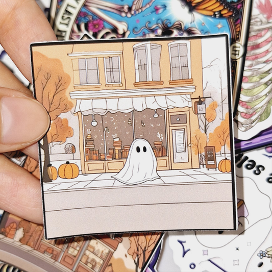 Fall Ghost Sticker